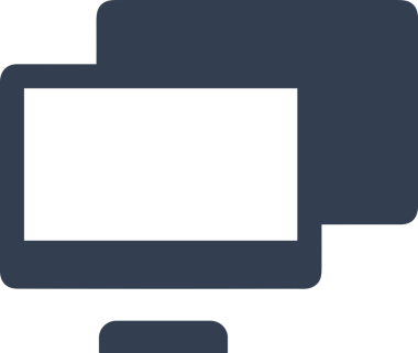 Şeffaf arkaplan ile PNG biçiminde bilgisayar logosu simgesi. Teknoloji markaları, bilişim hizmetleri, web geliştirme veya dijital ürünler için uygun minimalist siyah-beyaz tasarım. Çok yönlü markalaşma ve arayüz kullanımı için temiz ve modern sembol