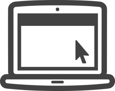 Şeffaf arkaplan ile PNG biçiminde bilgisayar logosu simgesi. Teknoloji markaları, bilişim hizmetleri, web geliştirme veya dijital ürünler için uygun minimalist siyah-beyaz tasarım. Çok yönlü markalaşma ve arayüz kullanımı için temiz ve modern sembol