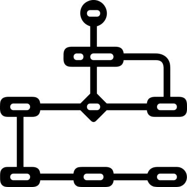 Şeffaf arkaplan ile PNG biçiminde bilgisayar logosu simgesi. Teknoloji markaları, bilişim hizmetleri, web geliştirme veya dijital ürünler için uygun minimalist siyah-beyaz tasarım. Çok yönlü markalaşma ve arayüz kullanımı için temiz ve modern sembol