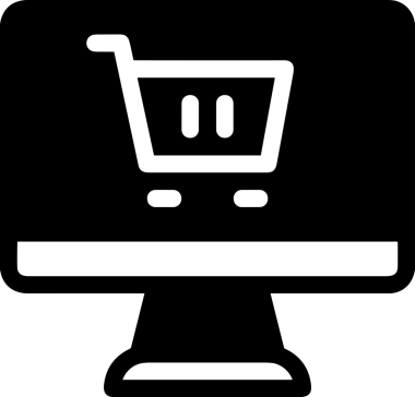 Şeffaf arkaplan ile PNG biçiminde bilgisayar logosu simgesi. Teknoloji markaları, bilişim hizmetleri, web geliştirme veya dijital ürünler için uygun minimalist siyah-beyaz tasarım. Çok yönlü markalaşma ve arayüz kullanımı için temiz ve modern sembol