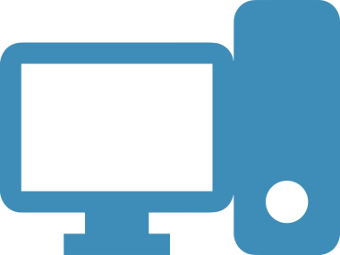 Şeffaf arkaplan ile PNG biçiminde bilgisayar logosu simgesi. Teknoloji markaları, bilişim hizmetleri, web geliştirme veya dijital ürünler için uygun minimalist siyah-beyaz tasarım. Çok yönlü markalaşma ve arayüz kullanımı için temiz ve modern sembol