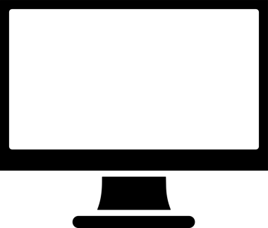 Şeffaf arkaplan ile PNG biçiminde bilgisayar logosu simgesi. Teknoloji markaları, bilişim hizmetleri, web geliştirme veya dijital ürünler için uygun minimalist siyah-beyaz tasarım. Çok yönlü markalaşma ve arayüz kullanımı için temiz ve modern sembol