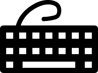 Şeffaf arkaplan ile PNG biçiminde bilgisayar logosu simgesi. Teknoloji markaları, bilişim hizmetleri, web geliştirme veya dijital ürünler için uygun minimalist siyah-beyaz tasarım. Çok yönlü markalaşma ve arayüz kullanımı için temiz ve modern sembol