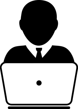 Şeffaf arkaplan ile PNG biçiminde bilgisayar logosu simgesi. Teknoloji markaları, bilişim hizmetleri, web geliştirme veya dijital ürünler için uygun minimalist siyah-beyaz tasarım. Çok yönlü markalaşma ve arayüz kullanımı için temiz ve modern sembol
