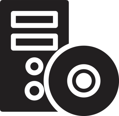 Şeffaf arkaplan ile PNG biçiminde bilgisayar logosu simgesi. Teknoloji markaları, bilişim hizmetleri, web geliştirme veya dijital ürünler için uygun minimalist siyah-beyaz tasarım. Çok yönlü markalaşma ve arayüz kullanımı için temiz ve modern sembol