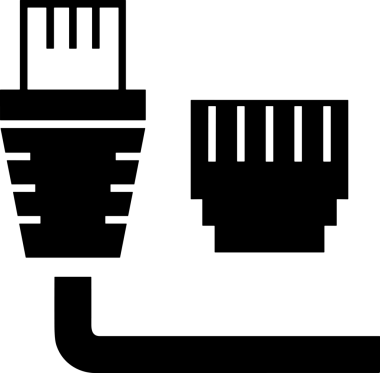 Şeffaf arkaplan ile PNG biçiminde bilgisayar logosu simgesi. Teknoloji markaları, bilişim hizmetleri, web geliştirme veya dijital ürünler için uygun minimalist siyah-beyaz tasarım. Çok yönlü markalaşma ve arayüz kullanımı için temiz ve modern sembol