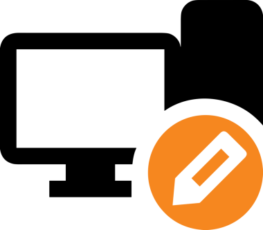 Şeffaf arkaplan ile PNG biçiminde bilgisayar logosu simgesi. Teknoloji markaları, bilişim hizmetleri, web geliştirme veya dijital ürünler için uygun minimalist siyah-beyaz tasarım. Çok yönlü markalaşma ve arayüz kullanımı için temiz ve modern sembol