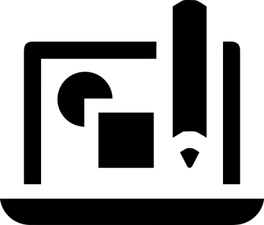 Şeffaf arkaplan ile PNG biçiminde bilgisayar logosu simgesi. Teknoloji markaları, bilişim hizmetleri, web geliştirme veya dijital ürünler için uygun minimalist siyah-beyaz tasarım. Çok yönlü markalaşma ve arayüz kullanımı için temiz ve modern sembol