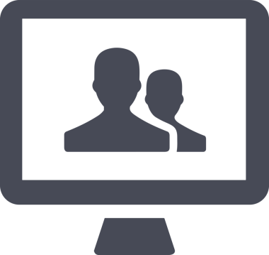 Şeffaf arkaplan ile PNG biçiminde bilgisayar logosu simgesi. Teknoloji markaları, bilişim hizmetleri, web geliştirme veya dijital ürünler için uygun minimalist siyah-beyaz tasarım. Çok yönlü markalaşma ve arayüz kullanımı için temiz ve modern sembol