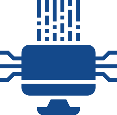 Şeffaf arkaplan ile PNG biçiminde bilgisayar logosu simgesi. Teknoloji markaları, bilişim hizmetleri, web geliştirme veya dijital ürünler için uygun minimalist siyah-beyaz tasarım. Çok yönlü markalaşma ve arayüz kullanımı için temiz ve modern sembol