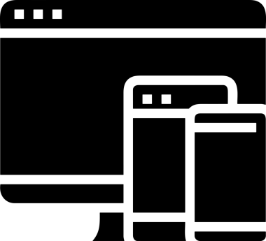 Şeffaf arkaplan ile PNG biçiminde bilgisayar logosu simgesi. Teknoloji markaları, bilişim hizmetleri, web geliştirme veya dijital ürünler için uygun minimalist siyah-beyaz tasarım. Çok yönlü markalaşma ve arayüz kullanımı için temiz ve modern sembol