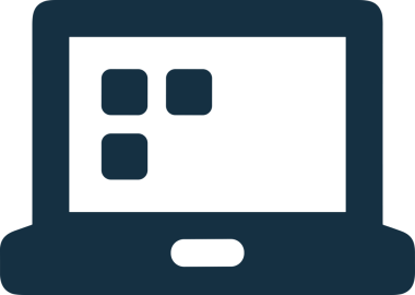 Şeffaf arkaplan ile PNG biçiminde bilgisayar logosu simgesi. Teknoloji markaları, bilişim hizmetleri, web geliştirme veya dijital ürünler için uygun minimalist siyah-beyaz tasarım. Çok yönlü markalaşma ve arayüz kullanımı için temiz ve modern sembol