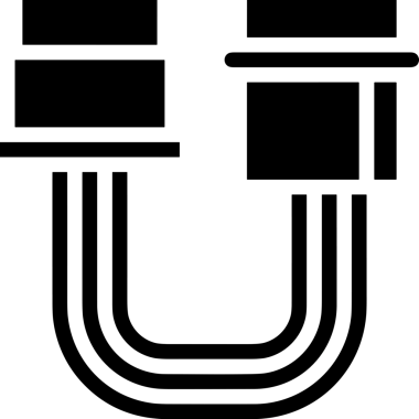 Şeffaf arkaplan ile PNG biçiminde bilgisayar logosu simgesi. Teknoloji markaları, bilişim hizmetleri, web geliştirme veya dijital ürünler için uygun minimalist siyah-beyaz tasarım. Çok yönlü markalaşma ve arayüz kullanımı için temiz ve modern sembol