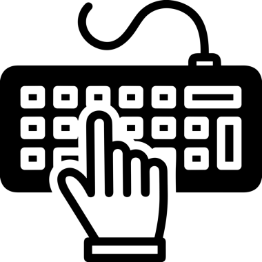 Şeffaf arkaplan ile PNG biçiminde bilgisayar logosu simgesi. Teknoloji markaları, bilişim hizmetleri, web geliştirme veya dijital ürünler için uygun minimalist siyah-beyaz tasarım. Çok yönlü markalaşma ve arayüz kullanımı için temiz ve modern sembol