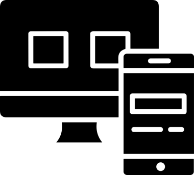 Şeffaf arkaplan ile PNG biçiminde bilgisayar logosu simgesi. Teknoloji markaları, bilişim hizmetleri, web geliştirme veya dijital ürünler için uygun minimalist siyah-beyaz tasarım. Çok yönlü markalaşma ve arayüz kullanımı için temiz ve modern sembol