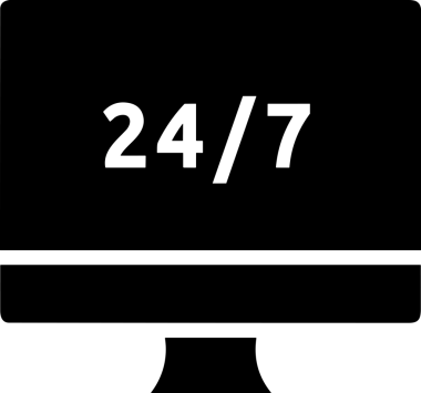 Şeffaf arkaplan ile PNG biçiminde bilgisayar logosu simgesi. Teknoloji markaları, bilişim hizmetleri, web geliştirme veya dijital ürünler için uygun minimalist siyah-beyaz tasarım. Çok yönlü markalaşma ve arayüz kullanımı için temiz ve modern sembol