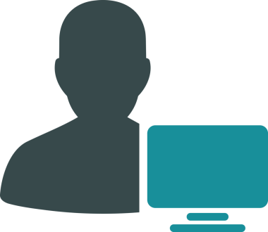 Şeffaf arkaplan ile PNG biçiminde bilgisayar logosu simgesi. Teknoloji markaları, bilişim hizmetleri, web geliştirme veya dijital ürünler için uygun minimalist siyah-beyaz tasarım. Çok yönlü markalaşma ve arayüz kullanımı için temiz ve modern sembol