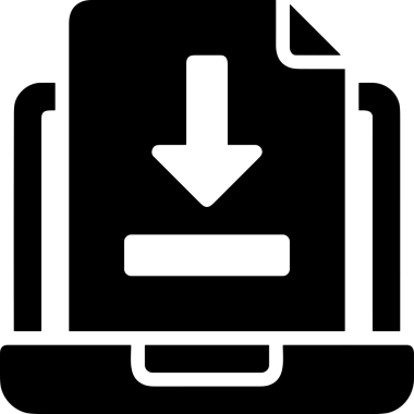 Şeffaf arkaplan ile PNG biçiminde bilgisayar logosu simgesi. Teknoloji markaları, bilişim hizmetleri, web geliştirme veya dijital ürünler için uygun minimalist siyah-beyaz tasarım. Çok yönlü markalaşma ve arayüz kullanımı için temiz ve modern sembol