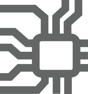 Şeffaf arkaplan ile PNG biçiminde bilgisayar logosu simgesi. Teknoloji markaları, bilişim hizmetleri, web geliştirme veya dijital ürünler için uygun minimalist siyah-beyaz tasarım. Çok yönlü markalaşma ve arayüz kullanımı için temiz ve modern sembol