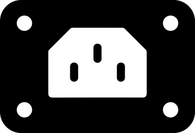 Şeffaf arkaplan ile PNG biçiminde bilgisayar logosu simgesi. Teknoloji markaları, bilişim hizmetleri, web geliştirme veya dijital ürünler için uygun minimalist siyah-beyaz tasarım. Çok yönlü markalaşma ve arayüz kullanımı için temiz ve modern sembol