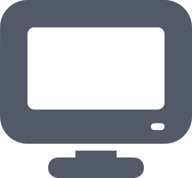 Şeffaf arkaplan ile PNG biçiminde bilgisayar logosu simgesi. Teknoloji markaları, bilişim hizmetleri, web geliştirme veya dijital ürünler için uygun minimalist siyah-beyaz tasarım. Çok yönlü markalaşma ve arayüz kullanımı için temiz ve modern sembol