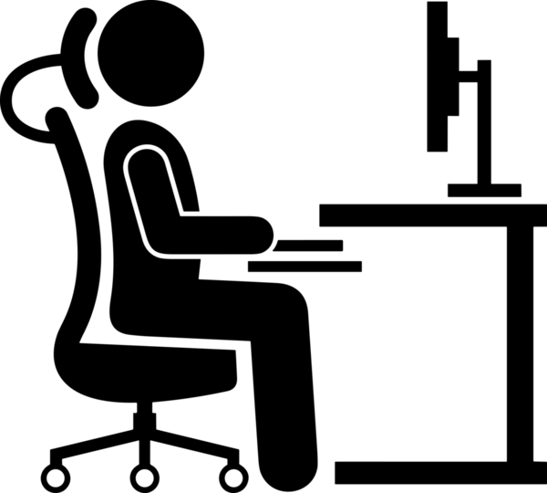 Şeffaf arkaplan ile PNG biçiminde bilgisayar logosu simgesi. Teknoloji markaları, bilişim hizmetleri, web geliştirme veya dijital ürünler için uygun minimalist siyah-beyaz tasarım. Çok yönlü markalaşma ve arayüz kullanımı için temiz ve modern sembol