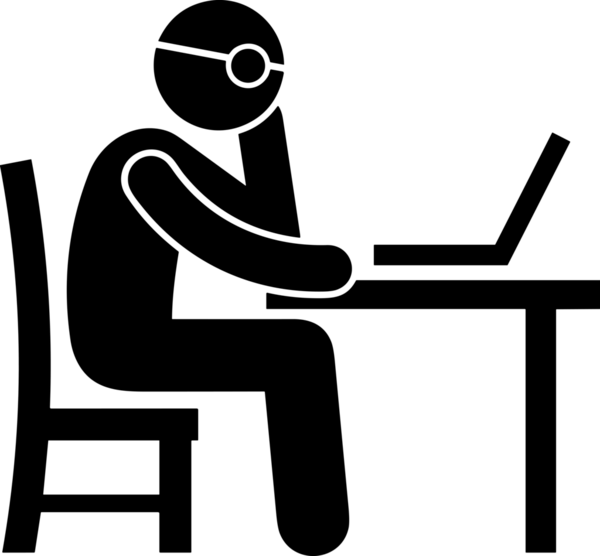 Şeffaf arkaplan ile PNG biçiminde bilgisayar logosu simgesi. Teknoloji markaları, bilişim hizmetleri, web geliştirme veya dijital ürünler için uygun minimalist siyah-beyaz tasarım. Çok yönlü markalaşma ve arayüz kullanımı için temiz ve modern sembol