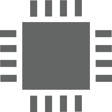Şeffaf arkaplan ile PNG biçiminde bilgisayar logosu simgesi. Teknoloji markaları, bilişim hizmetleri, web geliştirme veya dijital ürünler için uygun minimalist siyah-beyaz tasarım. Çok yönlü markalaşma ve arayüz kullanımı için temiz ve modern sembol