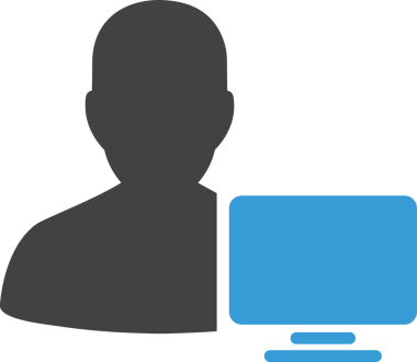 Şeffaf arkaplan ile PNG biçiminde bilgisayar logosu simgesi. Teknoloji markaları, bilişim hizmetleri, web geliştirme veya dijital ürünler için uygun minimalist siyah-beyaz tasarım. Çok yönlü markalaşma ve arayüz kullanımı için temiz ve modern sembol