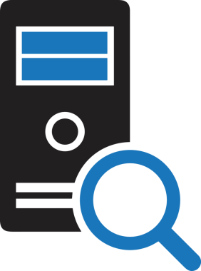 Şeffaf arkaplan ile PNG biçiminde bilgisayar logosu simgesi. Teknoloji markaları, bilişim hizmetleri, web geliştirme veya dijital ürünler için uygun minimalist siyah-beyaz tasarım. Çok yönlü markalaşma ve arayüz kullanımı için temiz ve modern sembol