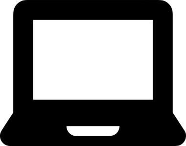 Şeffaf arkaplan ile PNG biçiminde bilgisayar logosu simgesi. Teknoloji markaları, bilişim hizmetleri, web geliştirme veya dijital ürünler için uygun minimalist siyah-beyaz tasarım. Çok yönlü markalaşma ve arayüz kullanımı için temiz ve modern sembol