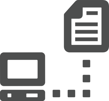 Şeffaf arkaplan ile PNG biçiminde bilgisayar logosu simgesi. Teknoloji markaları, bilişim hizmetleri, web geliştirme veya dijital ürünler için uygun minimalist siyah-beyaz tasarım. Çok yönlü markalaşma ve arayüz kullanımı için temiz ve modern sembol