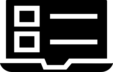 Şeffaf arkaplan ile PNG biçiminde bilgisayar logosu simgesi. Teknoloji markaları, bilişim hizmetleri, web geliştirme veya dijital ürünler için uygun minimalist siyah-beyaz tasarım. Çok yönlü markalaşma ve arayüz kullanımı için temiz ve modern sembol