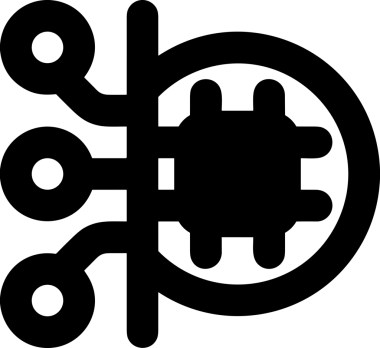 Şeffaf arkaplan ile PNG biçiminde bilgisayar logosu simgesi. Teknoloji markaları, bilişim hizmetleri, web geliştirme veya dijital ürünler için uygun minimalist siyah-beyaz tasarım. Çok yönlü markalaşma ve arayüz kullanımı için temiz ve modern sembol