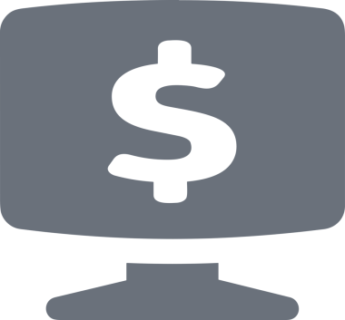 Şeffaf arkaplan ile PNG biçiminde bilgisayar logosu simgesi. Teknoloji markaları, bilişim hizmetleri, web geliştirme veya dijital ürünler için uygun minimalist siyah-beyaz tasarım. Çok yönlü markalaşma ve arayüz kullanımı için temiz ve modern sembol