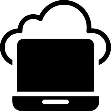 Şeffaf arkaplan ile PNG biçiminde bilgisayar logosu simgesi. Teknoloji markaları, bilişim hizmetleri, web geliştirme veya dijital ürünler için uygun minimalist siyah-beyaz tasarım. Çok yönlü markalaşma ve arayüz kullanımı için temiz ve modern sembol