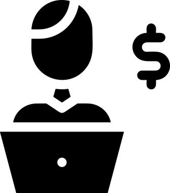 Şeffaf arkaplan ile PNG biçiminde bilgisayar logosu simgesi. Teknoloji markaları, bilişim hizmetleri, web geliştirme veya dijital ürünler için uygun minimalist siyah-beyaz tasarım. Çok yönlü markalaşma ve arayüz kullanımı için temiz ve modern sembol