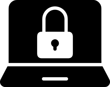 Şeffaf arkaplan ile PNG biçiminde bilgisayar logosu simgesi. Teknoloji markaları, bilişim hizmetleri, web geliştirme veya dijital ürünler için uygun minimalist siyah-beyaz tasarım. Çok yönlü markalaşma ve arayüz kullanımı için temiz ve modern sembol