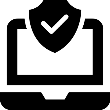 Şeffaf arkaplan ile PNG biçiminde bilgisayar logosu simgesi. Teknoloji markaları, bilişim hizmetleri, web geliştirme veya dijital ürünler için uygun minimalist siyah-beyaz tasarım. Çok yönlü markalaşma ve arayüz kullanımı için temiz ve modern sembol