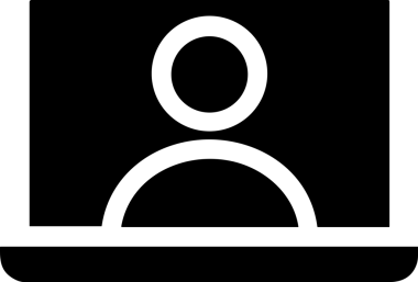 Şeffaf arkaplan ile PNG biçiminde bilgisayar logosu simgesi. Teknoloji markaları, bilişim hizmetleri, web geliştirme veya dijital ürünler için uygun minimalist siyah-beyaz tasarım. Çok yönlü markalaşma ve arayüz kullanımı için temiz ve modern sembol