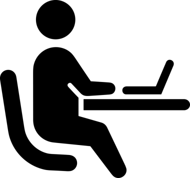 Şeffaf arkaplan ile PNG biçiminde bilgisayar logosu simgesi. Teknoloji markaları, bilişim hizmetleri, web geliştirme veya dijital ürünler için uygun minimalist siyah-beyaz tasarım. Çok yönlü markalaşma ve arayüz kullanımı için temiz ve modern sembol