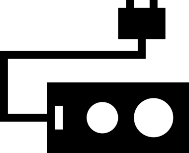 Şeffaf arkaplan ile PNG biçiminde bilgisayar logosu simgesi. Teknoloji markaları, bilişim hizmetleri, web geliştirme veya dijital ürünler için uygun minimalist siyah-beyaz tasarım. Çok yönlü markalaşma ve arayüz kullanımı için temiz ve modern sembol