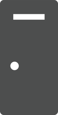 Şeffaf arkaplan ile PNG biçiminde bilgisayar logosu simgesi. Teknoloji markaları, bilişim hizmetleri, web geliştirme veya dijital ürünler için uygun minimalist siyah-beyaz tasarım. Çok yönlü markalaşma ve arayüz kullanımı için temiz ve modern sembol