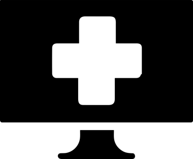 Şeffaf arkaplan ile PNG biçiminde bilgisayar logosu simgesi. Teknoloji markaları, bilişim hizmetleri, web geliştirme veya dijital ürünler için uygun minimalist siyah-beyaz tasarım. Çok yönlü markalaşma ve arayüz kullanımı için temiz ve modern sembol