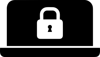 Şeffaf arkaplan ile PNG biçiminde bilgisayar logosu simgesi. Teknoloji markaları, bilişim hizmetleri, web geliştirme veya dijital ürünler için uygun minimalist siyah-beyaz tasarım. Çok yönlü markalaşma ve arayüz kullanımı için temiz ve modern sembol