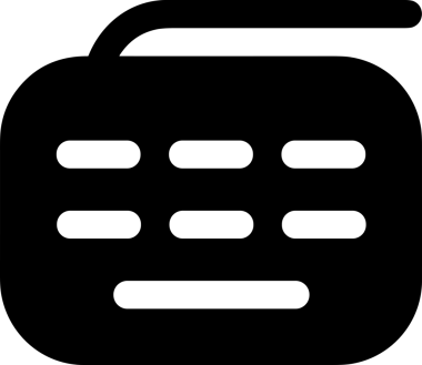 Şeffaf arkaplan ile PNG biçiminde bilgisayar logosu simgesi. Teknoloji markaları, bilişim hizmetleri, web geliştirme veya dijital ürünler için uygun minimalist siyah-beyaz tasarım. Çok yönlü markalaşma ve arayüz kullanımı için temiz ve modern sembol