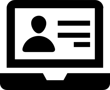 Şeffaf arkaplan ile PNG biçiminde bilgisayar logosu simgesi. Teknoloji markaları, bilişim hizmetleri, web geliştirme veya dijital ürünler için uygun minimalist siyah-beyaz tasarım. Çok yönlü markalaşma ve arayüz kullanımı için temiz ve modern sembol