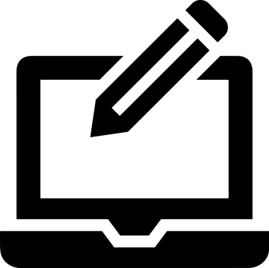 Şeffaf arkaplan ile PNG biçiminde bilgisayar logosu simgesi. Teknoloji markaları, bilişim hizmetleri, web geliştirme veya dijital ürünler için uygun minimalist siyah-beyaz tasarım. Çok yönlü markalaşma ve arayüz kullanımı için temiz ve modern sembol