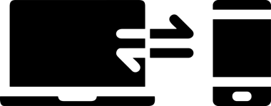 Şeffaf arkaplan ile PNG biçiminde bilgisayar logosu simgesi. Teknoloji markaları, bilişim hizmetleri, web geliştirme veya dijital ürünler için uygun minimalist siyah-beyaz tasarım. Çok yönlü markalaşma ve arayüz kullanımı için temiz ve modern sembol