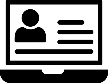 Şeffaf arkaplan ile PNG biçiminde bilgisayar logosu simgesi. Teknoloji markaları, bilişim hizmetleri, web geliştirme veya dijital ürünler için uygun minimalist siyah-beyaz tasarım. Çok yönlü markalaşma ve arayüz kullanımı için temiz ve modern sembol